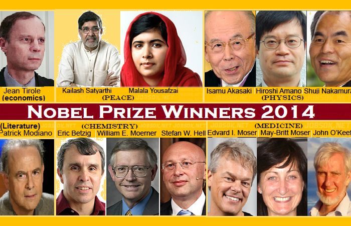 Nobelove nagrade 2014 | Prva privatna gimnazija zagreb