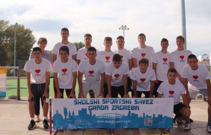 PPG-ovci na natjecanju iz atletike PPG prva privatna gimnazija zagreb