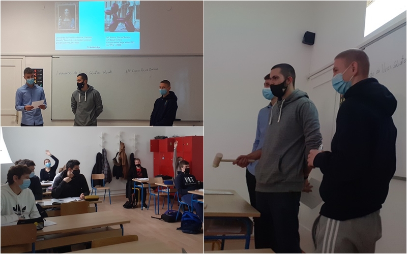 Aukcija na satu likovne umjetnosti PPG prva privatna gimnazija zagreb