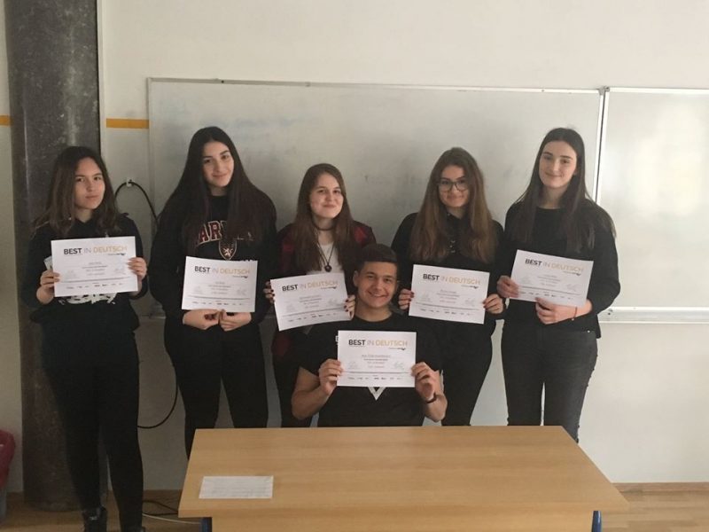 Čestitamo našim "Best in Deutsch" učenicima! PPG prva privatna gimnazija zagreb