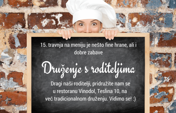 Večera s roditeljima PPG prva privatna gimnazija zagreb