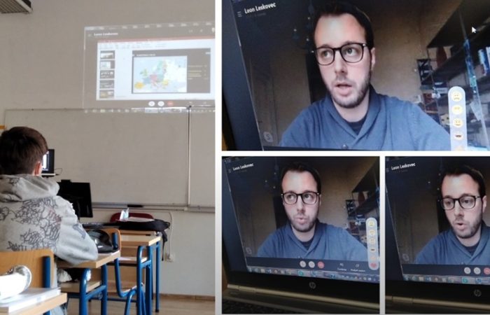 Javljanje iz Bruxellesa na satu geografije PPG prva privatna gimnazija zagreb