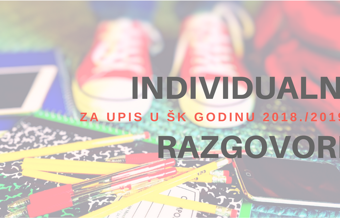Individualni razgovori za upis 9. lipnja 10 - 13h PPG prva privatna gimnazija zagreb