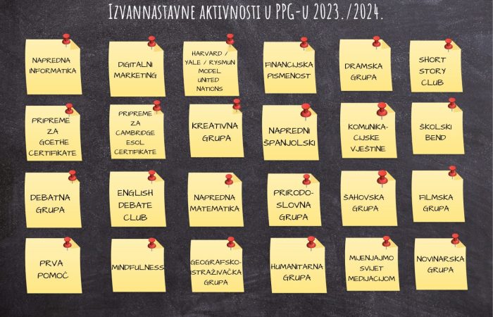 Koju ćete izvannastavnu aktivnost odabrati? | Prva privatna gimnazija zagreb