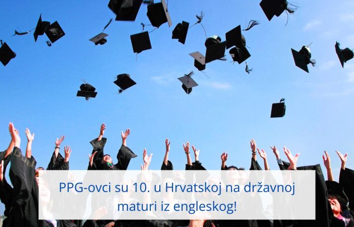 PPG-ovci su 10. u Hrvatskoj na maturi iz engleskog! PPG prva privatna gimnazija zagreb
