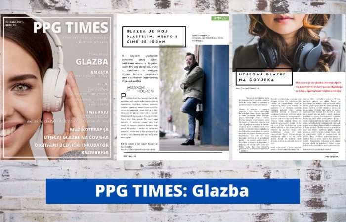 Objavili smo novi broj školskog lista PPG Times: Glazba PPG prva privatna gimnazija zagreb