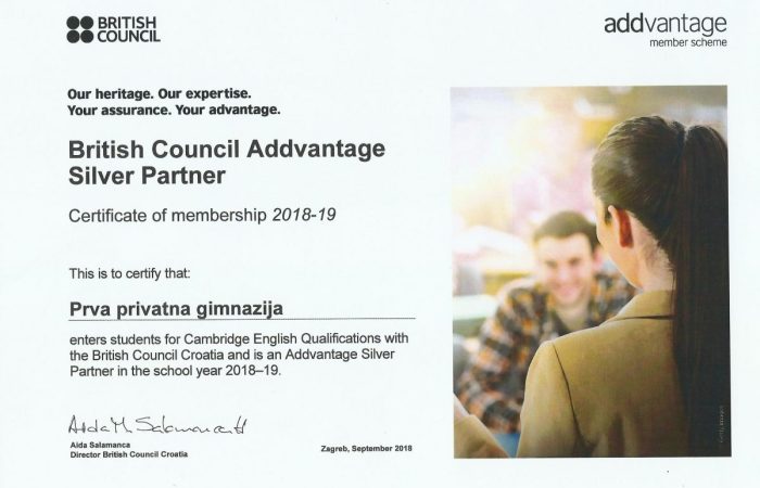 Cambridge ESOL examinations | Prva privatna gimnazija zagreb