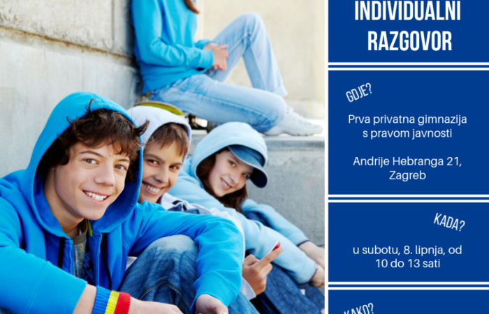 Dođite na individualni razgovor za upis u Prvu privatnu gimnaziju PPG prva privatna gimnazija zagreb