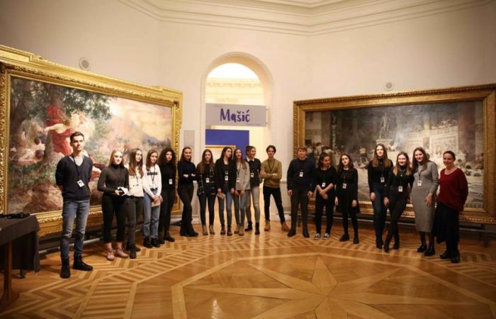 Noć muzeja: bili smo učenici-informatori u Modernoj galeriji PPG prva privatna gimnazija zagreb