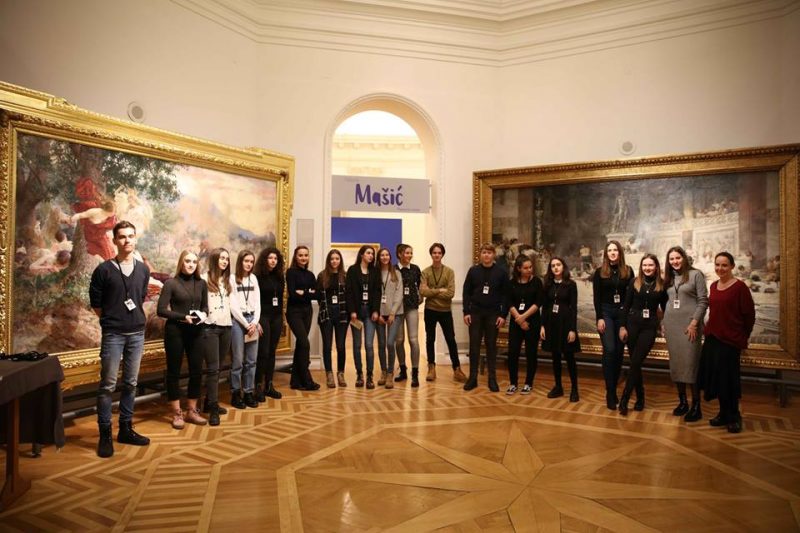 Noć muzeja: bili smo učenici-informatori u Modernoj galeriji PPG prva privatna gimnazija zagreb