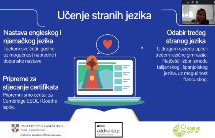 Održali smo Zoom Otvoreni dan PPG prva privatna gimnazija zagreb